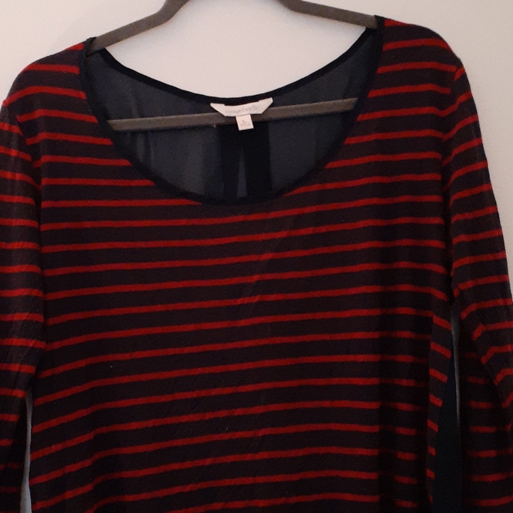 Cotton striped blouse